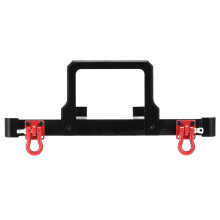 Parachoques Delantero de Metal con Gancho de Remolque para MN D90 D91 D96 MN-90 MN99S 1/12 RC Accesorios de Piezas de Mejora de Coche, Negro