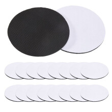 Round Sublimation Blank Coaster Sublimation Blank Coaster Sublimation Heat Transfer Coaster Hot Pressed Coaster 16Pcs