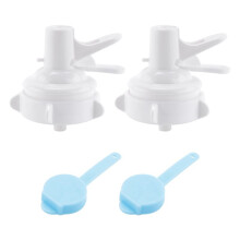 2 Pack Water Dispenser Valve, Water Jug Dispenser Valve Water Jug Cap Bottle Spout Reusable Plastic Spigot Faucet