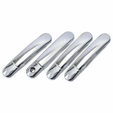 8Pcs/Set Chrome Door Handle Cover Trim for Versa Tiida Latio 2007-12 LIVINA 2009-13 Car Styling