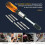 Push Pull Ratchet Screwdriver Set 5 in 1 Screwdriver Bit Set Sleeve Driver Bit-Holder Ratchet Socket Screw Kit Brown 4