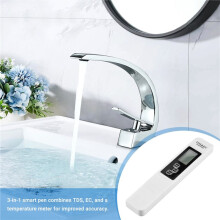 TDS EC Meter Digital Water Quality Tester 0-9999 PPM Measurement Range Water Purity Temperature Meter Tester