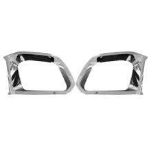 Pour Cherokee KL 2014-2018 ABS Pare-Chocs Avant Grille InféRieure Grille Maille Couvercle D'AéRation Lunette Garniture Insert Garnir B