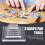 6 Pieces Stamp Blocks Acrylic Clear Stamping Blocks Tools with Grid Lines for Scrapbooking Crafts Making 2