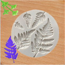 Mimosa Bloem Blad Fondant Taart Siliconen Mooie Bloem Bruiloft Bakvorm Mousse Suiker Ambachtelijke Glazuurmat Gebak Gereedschap