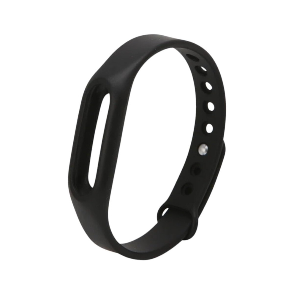 Replacement Strap For Mi Band 1 Silicone Adjustable Wristband For Comfortable Allday Wear Black 9053599559146
