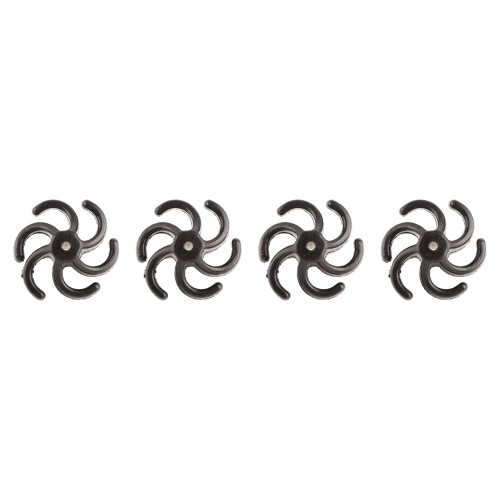 4Pcs Rubber Bow String Stabilizer Silencer for Recurve & Compound Bows Black 2