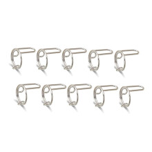 10 Stycken Set Tunna Nagelringar för Damernas Dagliga Fingertoppsskydd Trendiga Ringsmycken Present Till Flickvän Silver
