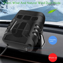 2X Tragbare Heizung LüFter Auto Auto Heizung Defroster Demister 200W Heizung Wind Schutz Scheibe 360 Grad Drehung 24V