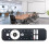 Replace Voice Remote Control for Gaimoo HY320 4K Projector Remote Control 4