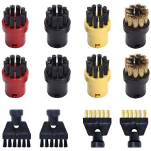 12Pcs Steam Round Brush Set Replacement Parts for SC1 SC2 SC3 SC4 SC5 SC7 CTK10 CTK20 Steam Cleaner Accessories