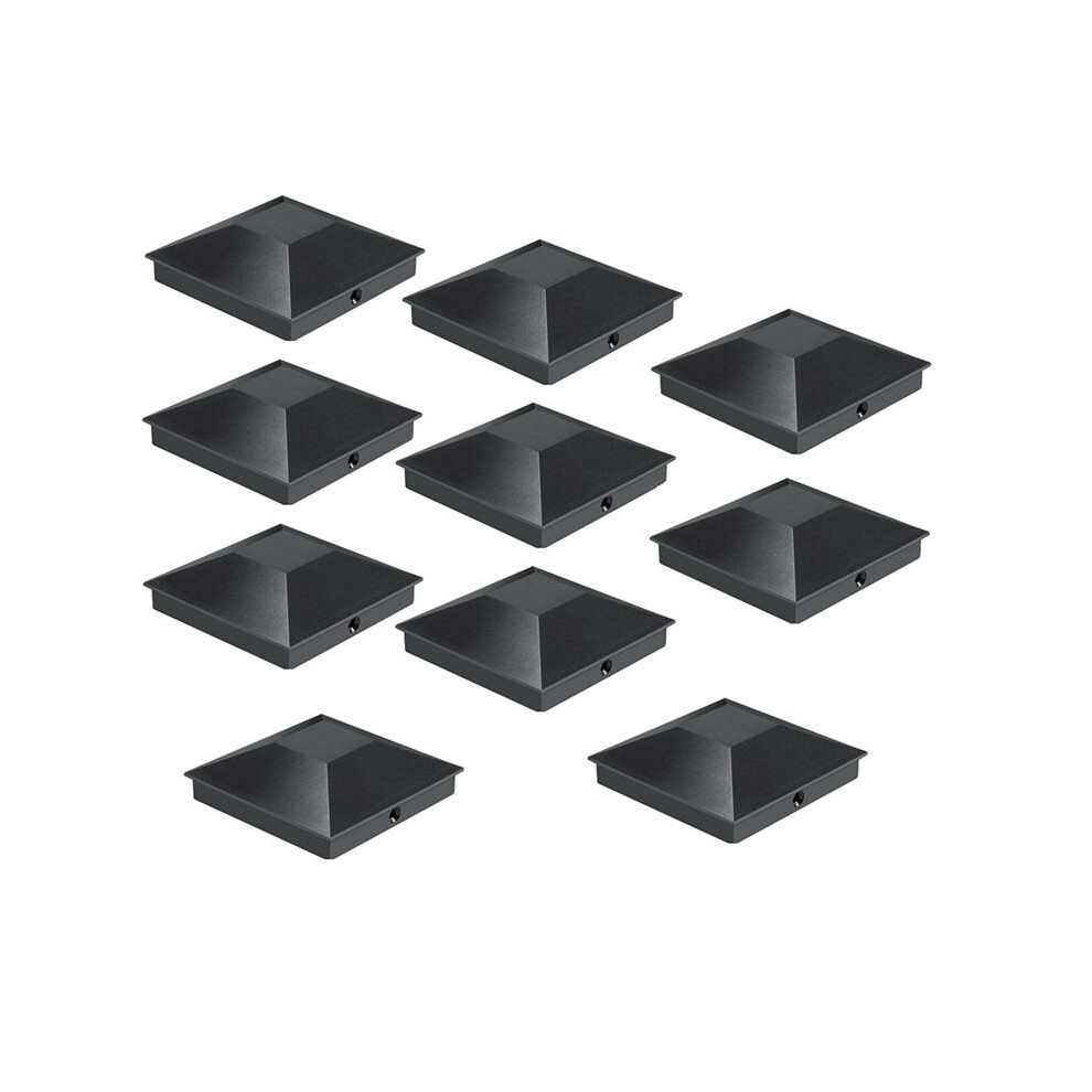 12 Pack 4X4inch Post Caps,Fence Post Covers Outdoor Waterproof, Fits Wood/Vinyl Posts For Deck Fence Mailbox Patio Decor 4712984493995
