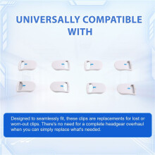 4 Pairs Magnetic Headgear Clips for Airfit Airtouch F20/N20/F30/F30i/N30 Masks - Stronger Magnets, Quick-Release