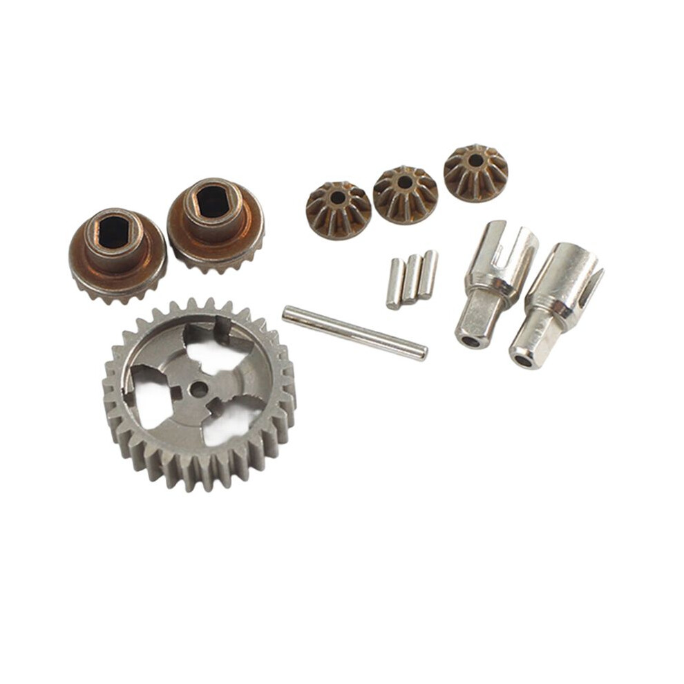 For 244016-3343 1/24 Rc Car Differential Gear Set Differential Gear Upgrade Rc Car Parts Model Bronze/Silver 4712661972560