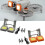 For  Flip Multi-Function Night Navigation Light DIY Combination Free Matching LED Flash Light Drone Signal Lamp A 4