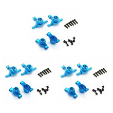 12 Szt. Metalowe Przednie i Tylne Pionowe Ramiona Knuckle Zestaw Kierownicy do TT02 TT-02 1/10 RC Car Upgrade Parts