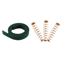 90Pcs Durable Copper Golden Jack Springs Repair Part for Upright Piano & 1 Pcs Green Piano Spring Rail