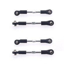 4Pcs 8124 Metal 75-85mm Steering Rod for 1/8 Zd Racing 9116 9020 9072 9071 9203 08425 08426 08427 08428 Rc Car Parts