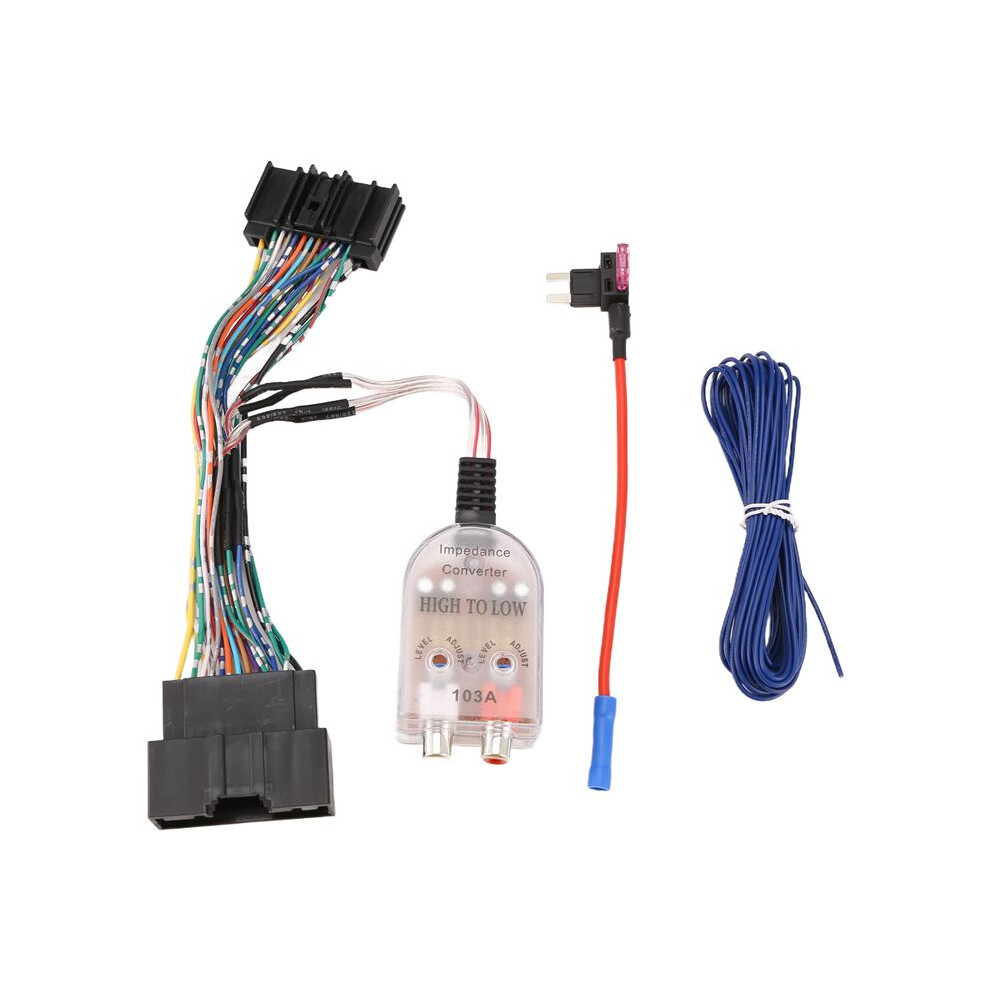 Photos - Car Service Station Equipment For -2018 Factory Radio Add a Subwoofer Amplifier Adapter Plug and Harness 2011