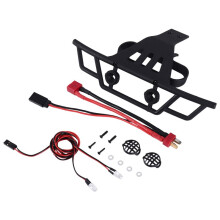Przedni Zderzak Ze śWiatłEm LED dla 144001 144010 124016 124017 124018 124019 RC Car Upgrade CzęśCi Dekoracyjne