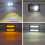 Projetor de Farol de LED Retangular de 4X6 Polegadas para Motocicleta Farol Alto e Baixo Selado para  DRZ  XR250 XR400 XR650 8