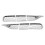 1Set Front Headlight Cleaning Decorative Panel Cover Trim for  Grand Cherokee 2014-2016 1
