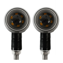 2PCS Motorcycle Turn Signals 15LED Motorcycle Blinkers Indicators for Motorbike Scooter Motorcycle Accessories