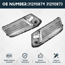 1Pair Car Left Right Parking Light Front Turn Signal Indicator Light for  XC60 2008-2013 31290874 31290873
