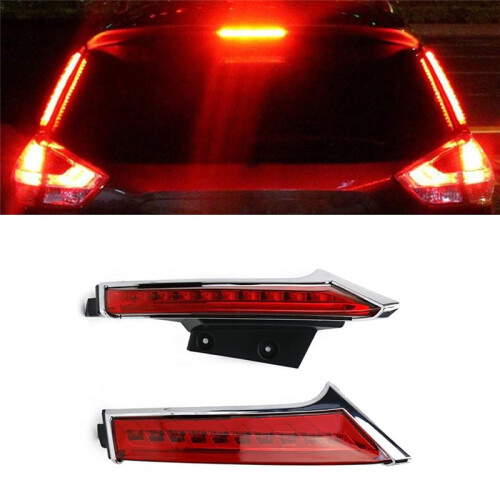 Tail Light LED Rear Bumper Light Column Light Brake Light Turn Signal Light for  X-Trail 14-20 2