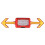 Bicycle Helmet Light Taillight Rechargeable Turn Signals Light Wireless Remote Mountain Road Bikes Scooter Part Red 1