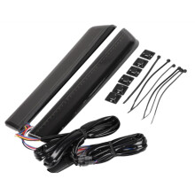 1Pair Smoked LED Saddlebag Side Light for Touring Street Glide 2014-2024 Turn Signal Brake Lamp