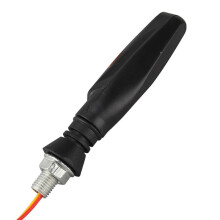 Motorcycle LED Lights High Bright Turn Signal Indicator Lights Front Rear White Day Running Lights Flowing Brake Lamps B