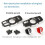 Car Headlight  Cover Headlight Adjustment Panel for  5 Series 7 Series 61319192744 Interior Modification, D 6