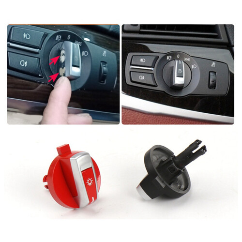 Car Headlight  Cover Headlight Adjustment Panel for  5 Series 7 Series 61319192744 Interior Modification, E 2