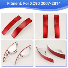2Pcs Rear Bumper Light for XC90 2007-2014 Tail Reflector Fog Lamp Without Bulb 31213647 31111185 30678979