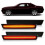 Amber Red LED Side  Light for  Challenger 2015-2021 Smoke Lens LED Side  Lights Kit 8