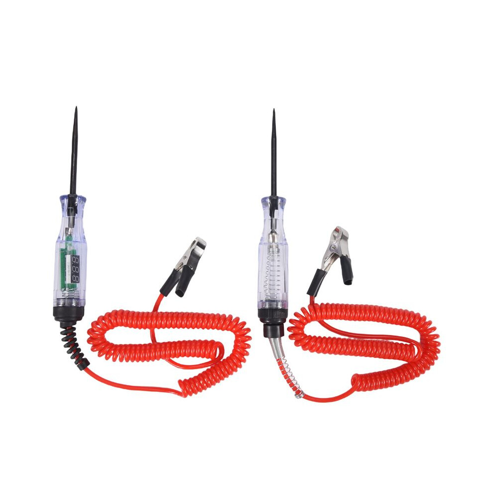 Test Light 2Pcs, 6V-24V Car Circuit Tester Light And Digital Lcd Car Electric Tester Auto Voltage Continuity Test 6033882267296