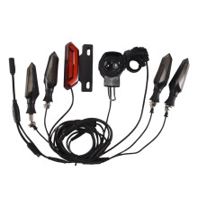 FüR BBS01 BBS02 Elektrofahrrad 24V/36V/48V Scheinwerfer Vorne Hinten Blinker Licht Bremslicht Ebike Conversion Kits,A