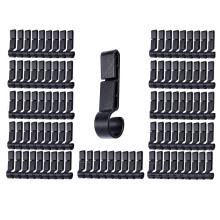 100 Clip per Casco per Lampada Frontale, Accessori per Elmetto, Gancio per Luce Frontale, Clip per Elmetto, Clip per Lampada Frontale