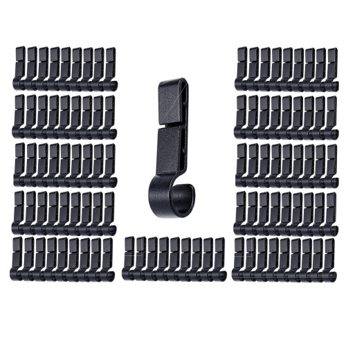 100Pcs Helmet Clips for  Light Lamp,Hard Hat Accessories, Light Hook, Hard Hat Light Clips, Light Lamp Clips