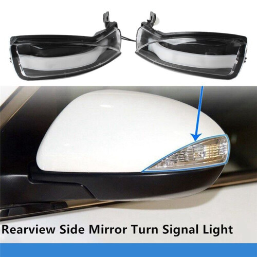 Car LED Dynamic Side Mirror Indicatore di Direzione per  3 BL 2008-2014 per  6 GH 2007-2015 Trasparente 1