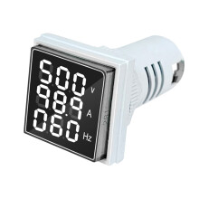 AD16-22FVAH 60-500V 0-100A 20-75Hz 22mm/32mm rojo