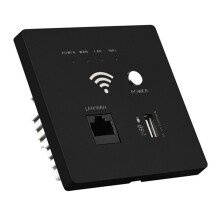 In-Wall WiFi Router 300M AP with USB Charging, Wall Mount, Wireless Relay