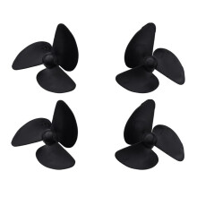 4Pcs 3-Blade Propeller 4 Left & 4 Right para Flytec 2011-5 Fishing Bait Boat Fish Finder RC Boat Spare Parts Parts Accessories