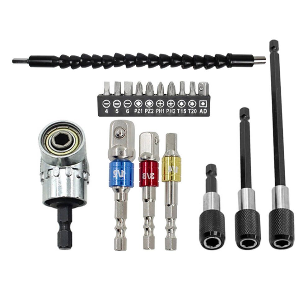 18Pcs Flexible Shaft Drill Extension 105