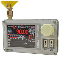 TEF6686 DSP Radio with Antenna Full Band Radio FM/LW/MW/SW Radio Receiver with 2.0 Inch IPS Screen DSP Radio