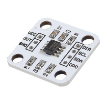 AS5600 Magnetisk Kodare Magnetisk Induktionsvinkelmätningssensormodul 12 Bitars Hög Precision med Magnet 1 Set
