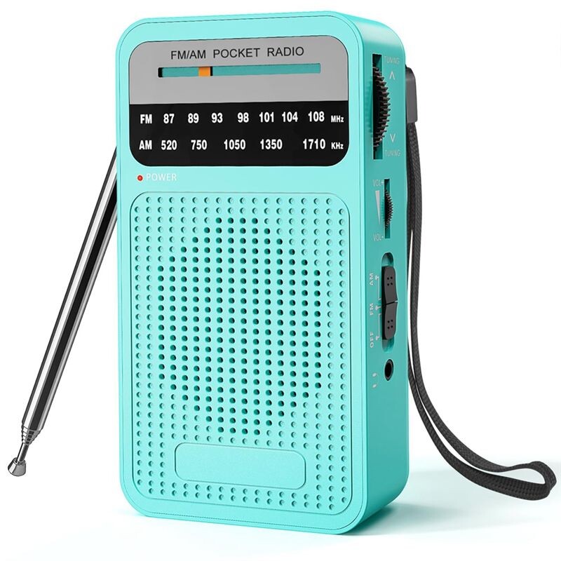 Radio de Poche AM FM, Radio Transistor avec Haut-Parleur, Prise Casque ...