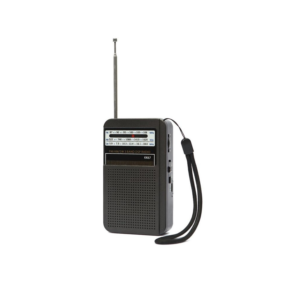 Photos - MP3 Player Zandona KK67 Handheld Radio Built-in Speaker Stereo Radio SW AM FM Portable Radio Outdoor Emergency Speaker Device 
