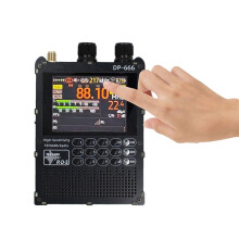 DP-666 TEF6686 Radio 2.8-Inch IPS Touch Screen High Sensitivity Receiver Full Band FM LW MW SW Radio with Antenna